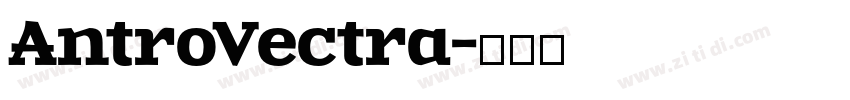 AntroVectra字体转换