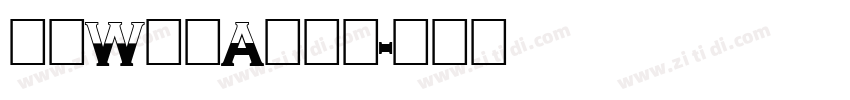 方正W筑紫A老明朝字体转换