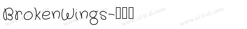 BrokenWings字体转换