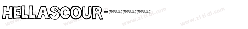 hellascour字体转换