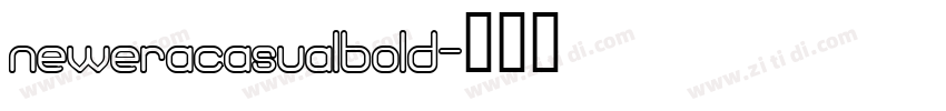 neweracasualbold字体转换