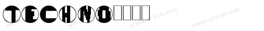 Techno字体转换