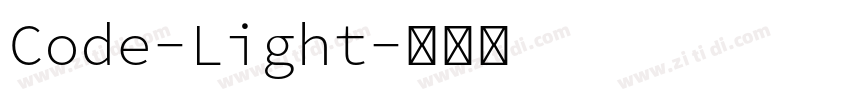 Code-Light字体转换