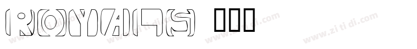 ROYALS字体转换