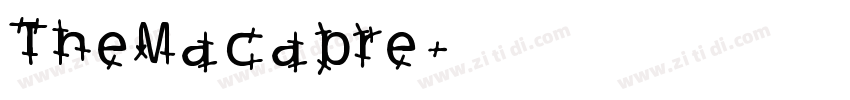 TheMacabre字体转换