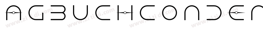 AGBuchCondensedBQ字体转换