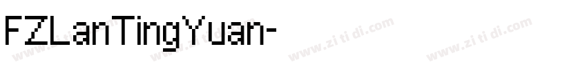 FZLanTingYuan字体转换