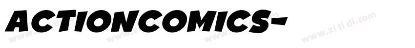 ActionComics字体转换