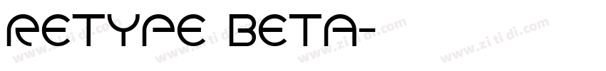 RETYPE(BETA字体转换