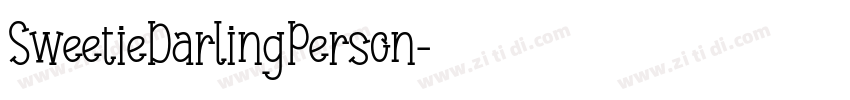 SweetieDarlingPerson字体转换