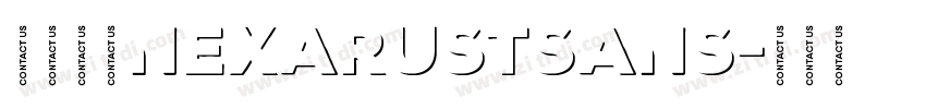 字体系列NexaRustSans字体转换