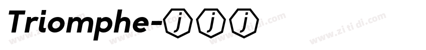 Triomphe字体转换