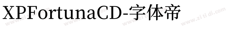 XPFortunaCD字体转换