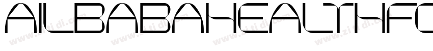 AilbabaHealthFont20C字体转换