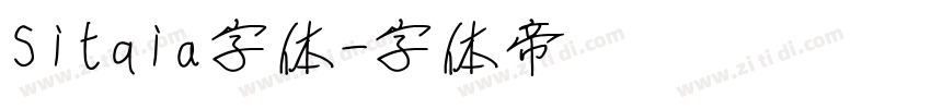 Sitqia字体字体转换