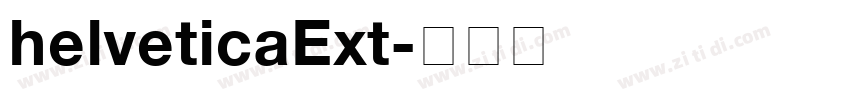 helveticaExt字体转换