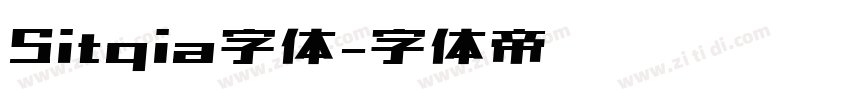 Sitqia字体字体转换