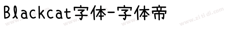 Blackcat字体字体转换