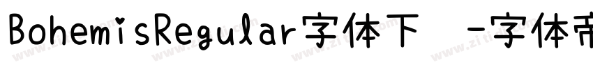 BohemisRegular字体下载字体转换