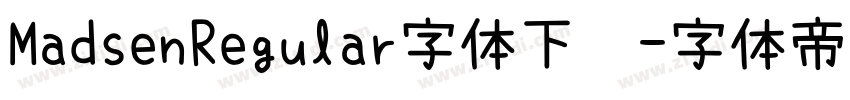 MadsenRegular字体下载字体转换