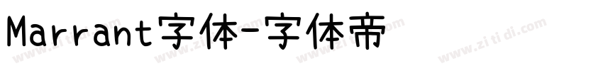 Marrant字体字体转换