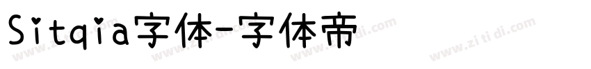 Sitqia字体字体转换