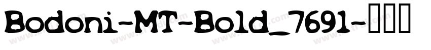 Bodoni-MT-Bold_7691字体转换