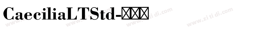 CaeciliaLTStd字体转换