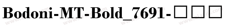 Bodoni-MT-Bold_7691字体转换