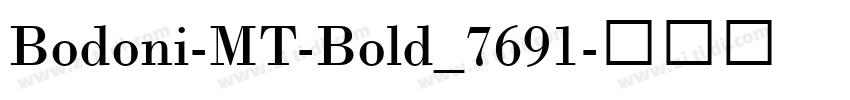 Bodoni-MT-Bold_7691字体转换