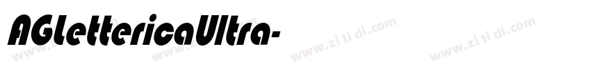AGLettericaUltra字体转换