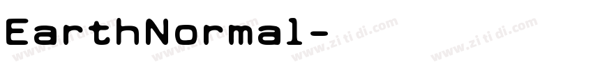 EarthNormal字体转换