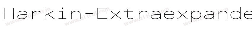 Harkin-Extraexpanded字体转换