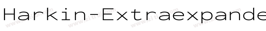 Harkin-Extraexpanded字体转换