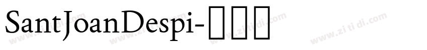 SantJoanDespi字体转换