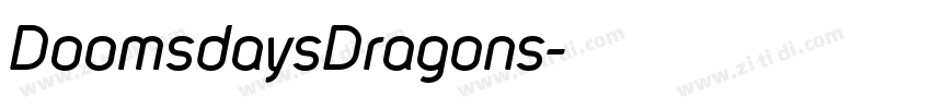 DoomsdaysDragons字体转换