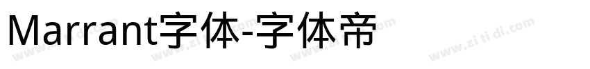 Marrant字体字体转换