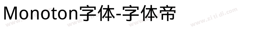 Monoton字体字体转换