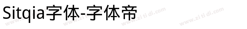 Sitqia字体字体转换