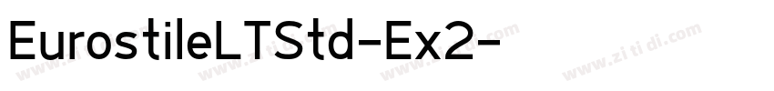 EurostileLTStd-Ex2字体转换