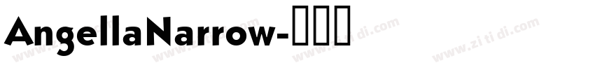 AngellaNarrow字体转换