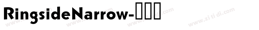 RingsideNarrow字体转换