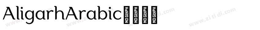 AligarhArabic字体转换