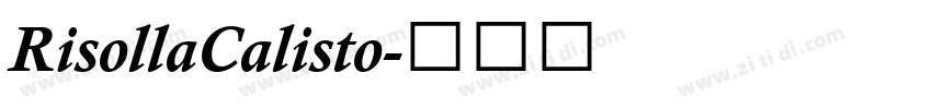 RisollaCalisto字体转换