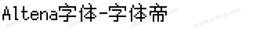 Altena字体字体转换