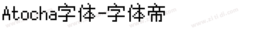 Atocha字体字体转换