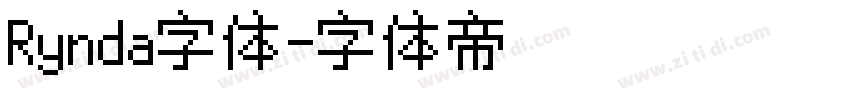 Rynda字体字体转换