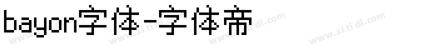 bayon字体字体转换