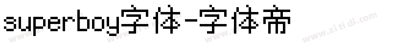 superboy字体字体转换