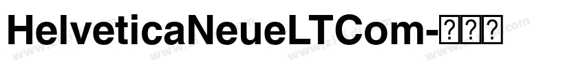 HelveticaNeueLTCom字体转换